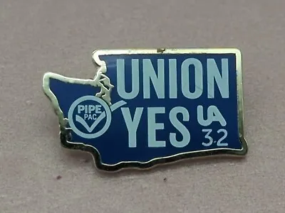 Ua Plumbers Pipefitters Steamfitters Union Made Local 32 Pin Lu  • $65