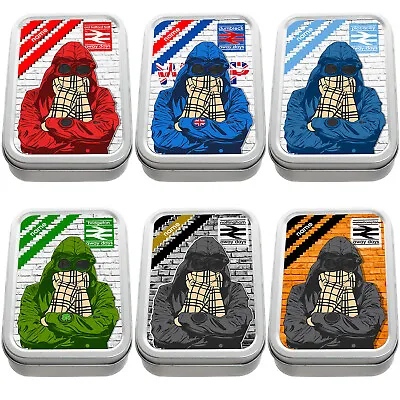 £8.95 • Buy Personalised Casual Football 2oz Baccy Storage Tin Tobacco Box Ultra Firm Crew
