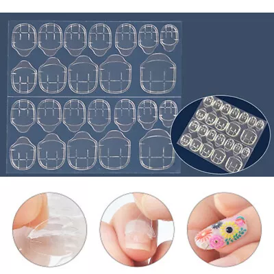 UP 960PCS Adhesive Tabs Double-Sided Stickers For False Fake Nail Tip Glue Tape • £2.43