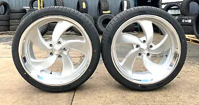 22  Us Mags Desperado U134 22x8.5 + 22x10.5 5x127 (5x5) Chevy Gmc C10 5 Lug • $2350