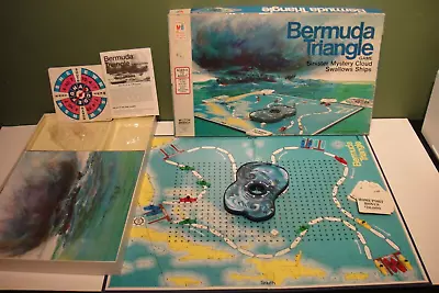 Vintage 1975 Bermuda Triangle Game MB Milton Bradley #4603 Board Game - Complete • $22.94