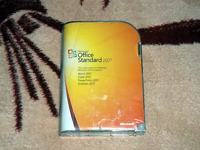 Microsoft Office Standard 2007 CD In Case With Key Good Shape Full Retail • $24.99