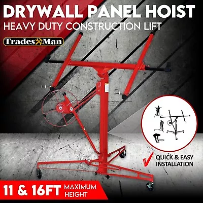 11FT 16FT Drywall Panel Lifter Gyprock Plasterboard Sheet Hoist Lift Board +S • $307