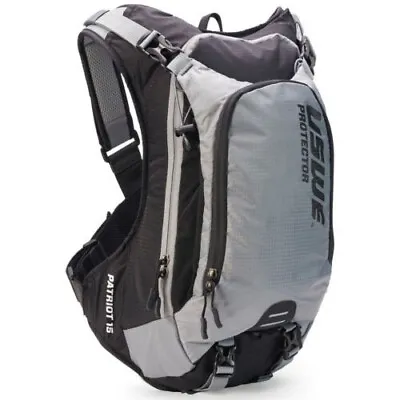 USWE Patriot 15L Pack/Backpack Grey/Black Offroad/Hiking/Biking/4-Pt Harness • $124.99