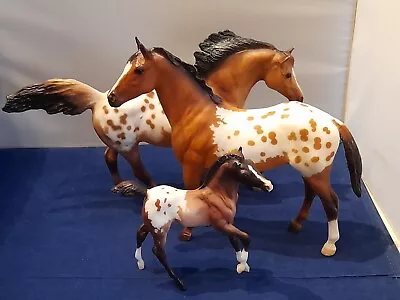 £64.99 • Buy Vintage Breyer Horse Classic Dun Appaloosa Family 3x Plastic Model Horses