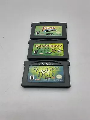 Scooby Doo Lot Bundle GBA 3 Games AUTHENTIC Nintendo Game Boy Advance Tested • $29.99