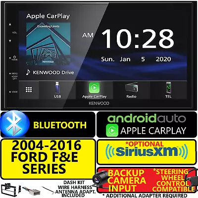 Kenwood 04-16 Ford Carplay Android Auto Car Radio Stereo Usb Bluetooth Opt Xm • $543.49