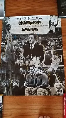 Marquette Warriors 20th Anniversary Of 1977 NCAA Championship Poster • $17.99