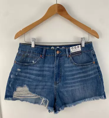 NWT Rewash Vintage Super High Rise Destroyed Reunion MOM Shorts Size 13 31 A4 • $22