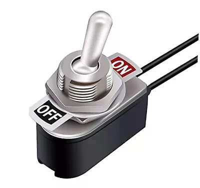  Mini Toggle Rocker Switch 2 Pin ON/Off Latching AC 6A/125V 3A/250V SPST Heavy  • $14.36