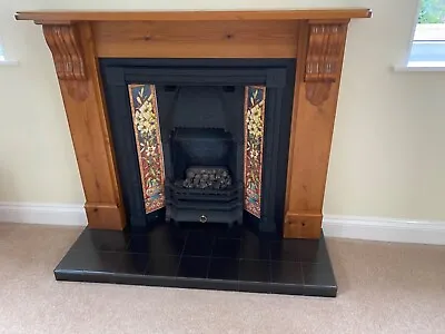 £395 • Buy Victorian Style Cast Iron Fireplace Complete.  Very Good Condition. 