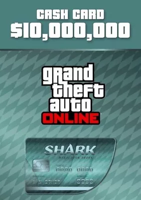 GTA 5 V ONLINE SHARK CASH CARD (Xbox One And Series S/X) *Read Description* • £12.50