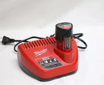 Milwaukee 48-59-2401 M12 Charger With Battery 12v 48-11-2401 • $30