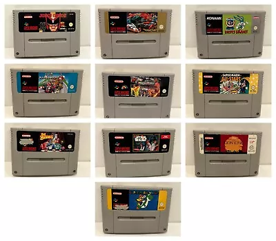 £7 • Buy Super Nintendo SNES Games Carts - Various Titles - Game Multi Listing - PAL -