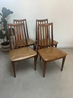 Set Of 4 Mid Century G Plan Fresco Dining Chairs • £320