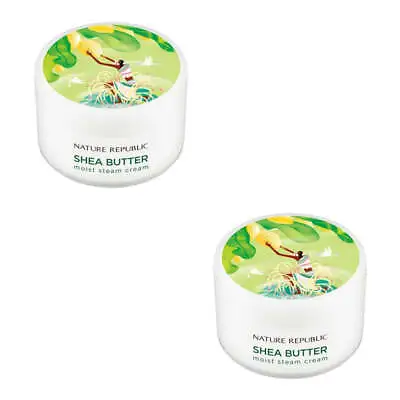 Nature Republic Shea Butter Moist Steam Cream 100ml*2Pcs - FREE SHIPPING • $50.71