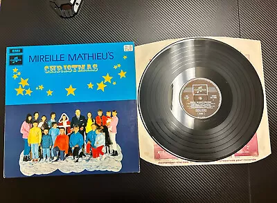 Mireille Mathieu's Christmas Vinyl LP Columbia SCX 6369 - 1968 (VG+) • $10