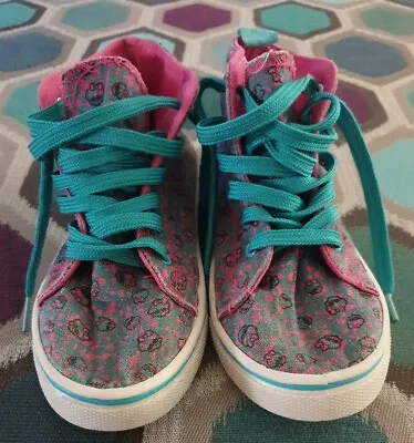 Monster High Girls High Top Shoes Size 1 • $16.14