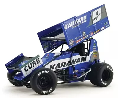 2021 1/18 Kasey Kahne ACME Diecast Sprint Car 1:18 9 Karavan Trailers A1809510 • $79.99