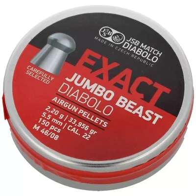 JSB Exact Jumbo Beast 5.52mm 150psc (546387-150) • £10.98