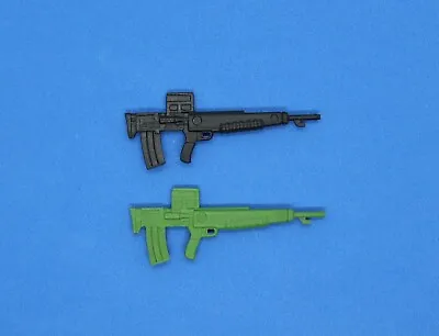 Action Force / Gi Joe Reproduction SA80 / EM2 Rifle  - Black Or Z Force Green • £3.35