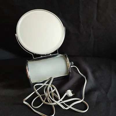 Vintage Art Déco Acme Specialty Lighted Vanity Shaving Plug Round Mirror • $32