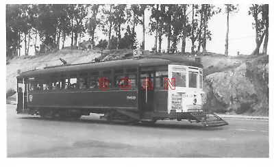 3aa346 Rp 1938 Market Street Railway Sf Car #969 On Turk Between Parker Masonic • $8.99