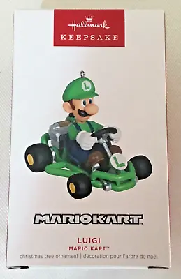 2023 Hallmark Keepsake Ornament ~ Mario Brothers ~  Mario Kart-Luigi  ~ NEW • $21.50