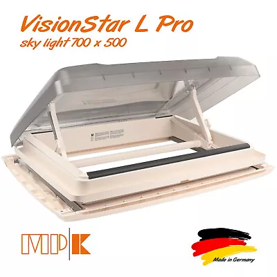 RV MPK Vision Star L  ROOF HATCH Skylight Caravan Motorhome 70x50cm NOT Dometic • $799.95