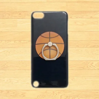 For Phones 3D Cute Basketball Finger Ring Holder Black Back Hard Skin Case Cover • $8.98