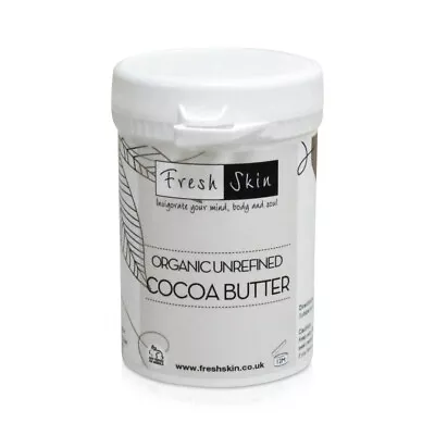 100g Organic Cocoa Butter - 100% Food Grade - Unrefined Raw Pure & Natural • £4.99