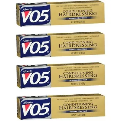 Alberto VO5 Conditioning Hairdressing For Normal/Dry Hair - 1.5 Oz (Pack Of 4) • $20.09