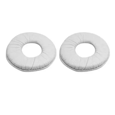£2.99 • Buy 2pcs Ear Pillow Black/White Soft Sponge For SONY MDR-ZX100 ZX300 (White)