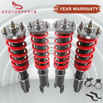 4PCS Coilover Shock Strut Assy For 88-91 Honda Civic CRX 90-93 Acura Integra • $185.99