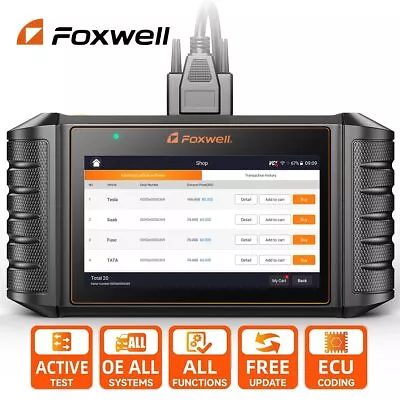 FOXWELL Bidirectional OBD2 Scanner Bluetooth All System Key Coding ABS SRS Tool • $249