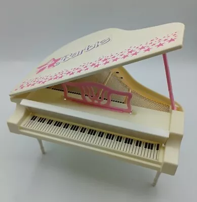 Vintage Vtg Barbie Grand Piano White Pink 1989 80's Mattel  • $15