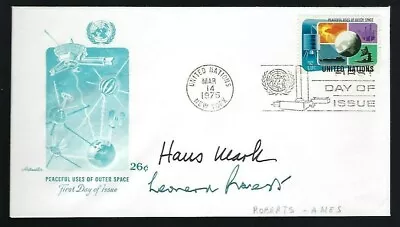 Leonard Roberts & Hans Mark Signed Cover NASA • $29.95