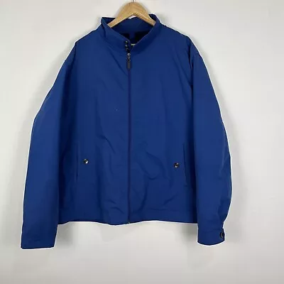 £15 • Buy James Pringle Blue Harrington Jacket Mens XXL Pit To Pit 26.5 