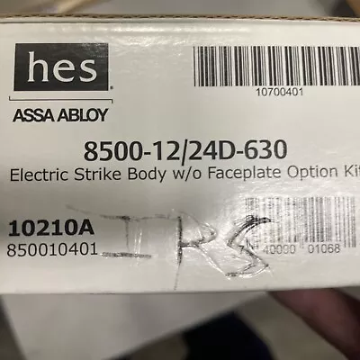 ASSA ABLOY HES 8500-12/24D-630-LBM Electric Strike NEW Sealed • $100