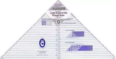 Diagonal Set Triangle Quilt Ruler 5-Inches To 16-Inches From Marti Michell • $29.98