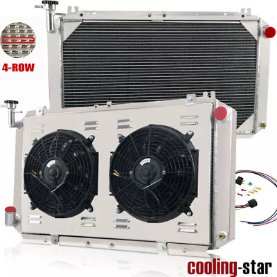 4-row 62mm Core Radiator+2x12 Fans Relay For Nissan Patrol Y60 Gq 2.8/4.2 Diesel • $442.94