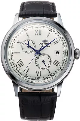 Orient Men's RA-AK0701S10B Classic Bambino V8 41mm Manual-Wind Watch • $194.99