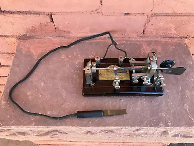 Very Nice Vibroplex Original Vintage Telegraph Key Bug SN 96119 Great Paint • $339.95