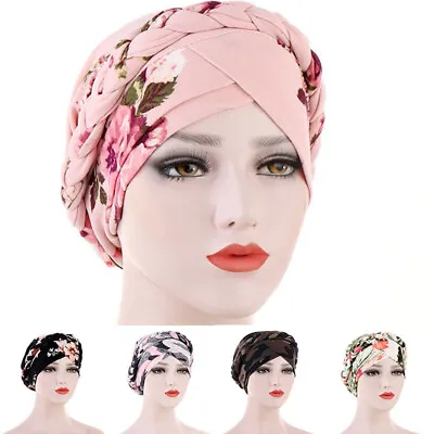 Women Ladies Hair Loss Scarf Cancer Chemo Cap Muslim Turban Hat Hijab Head Wrap • $7.50