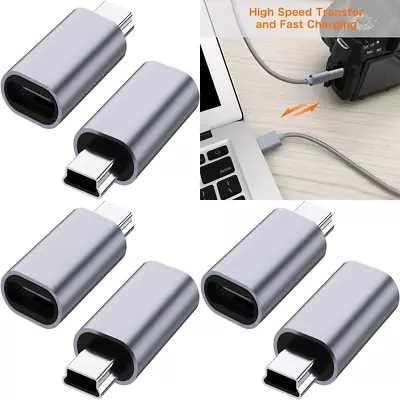 USB C To Mini USB 2.0 Adapter (2-Pack)Type C Female To Mini USB 2.0 Male New • $10.24