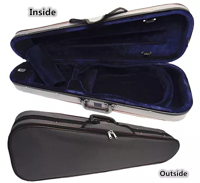 New Style 3/4 Triangle Shape Violin Case (VC300BU) + Free One Set String • $64.99