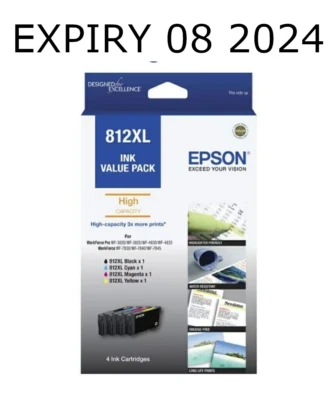 $114 • Buy Epson 812XL 4 Ink Value Pack High Capacity BRAND NEW GENUINE