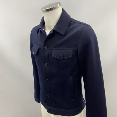 Massimo Dutti Jacket Size S Navy Blue Casual RMF53 BL  • £7.99