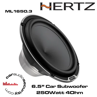 £429.99 • Buy Hertz Mille Legend ML1650.3 6.5  Car Subwoofer 250Watt 4Ohm