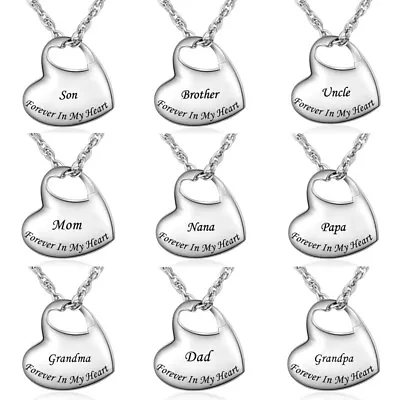 Forever In My Heart Urn Necklace For Ashes Cremation Memorial Keepsake Jewelry • $9.99